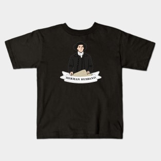 Herman Husband V.3 (Small Design) Kids T-Shirt